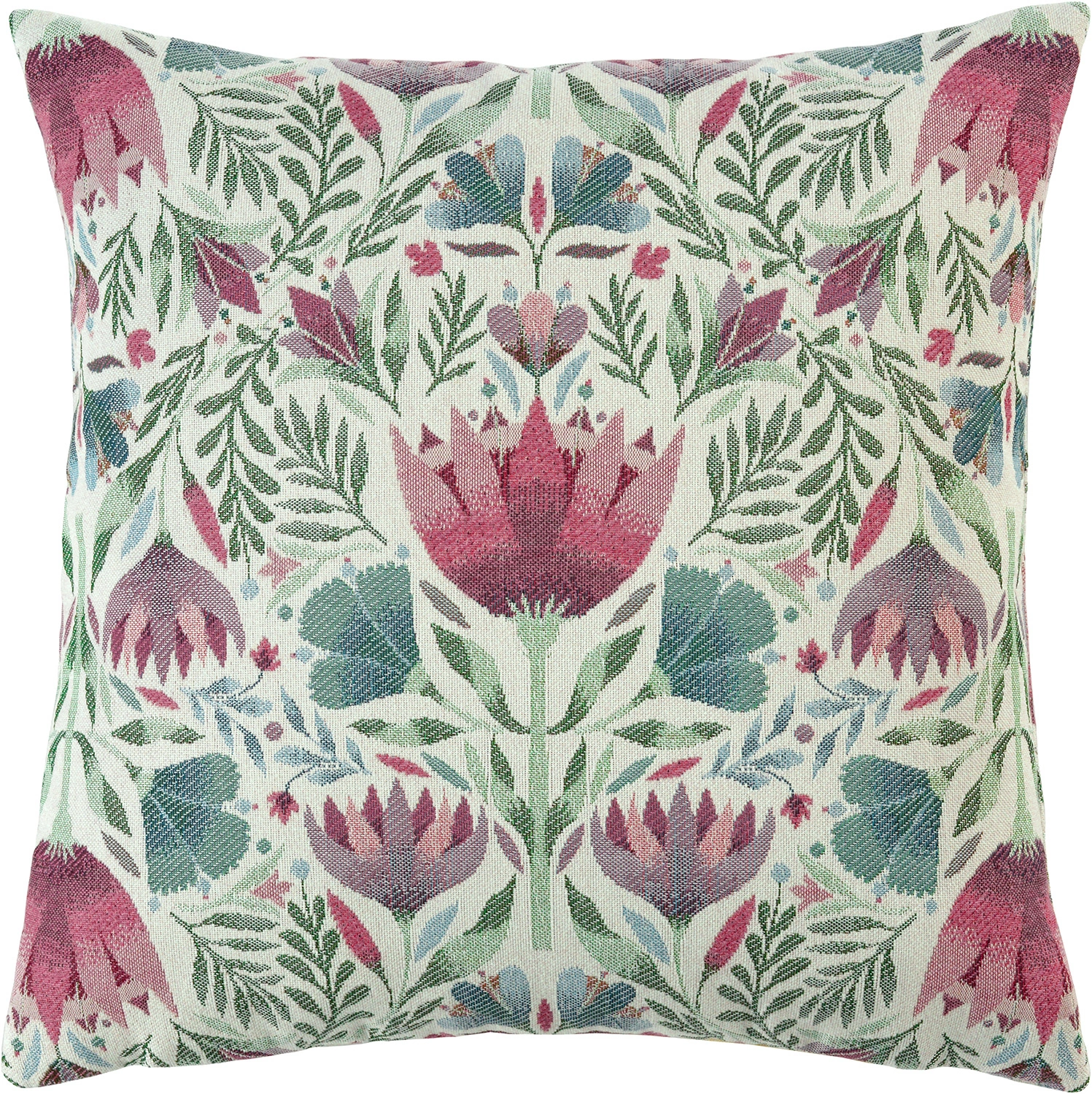 Sander Kissenhülle Novella in Fuchsia in 50 x 50 cm
