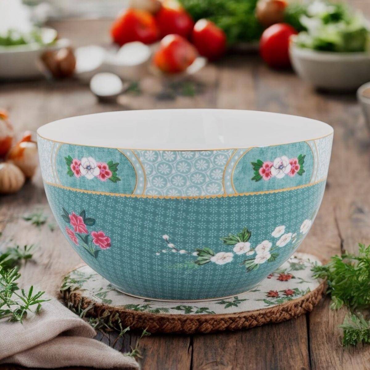 PiP Studio Bowl Blushing Birds Blue 18 cm