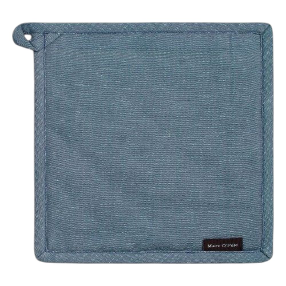 Marc O'Polo Topflappen Akkalla Smoke Blue aus hochwertiger Baumwolle mit praktischer Aufhängeschlaufe