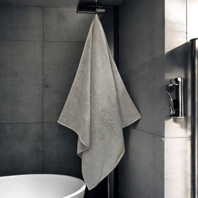 JOOP! Frottiertuchserie Uni Cornflower 1670 Duschtuch Platin