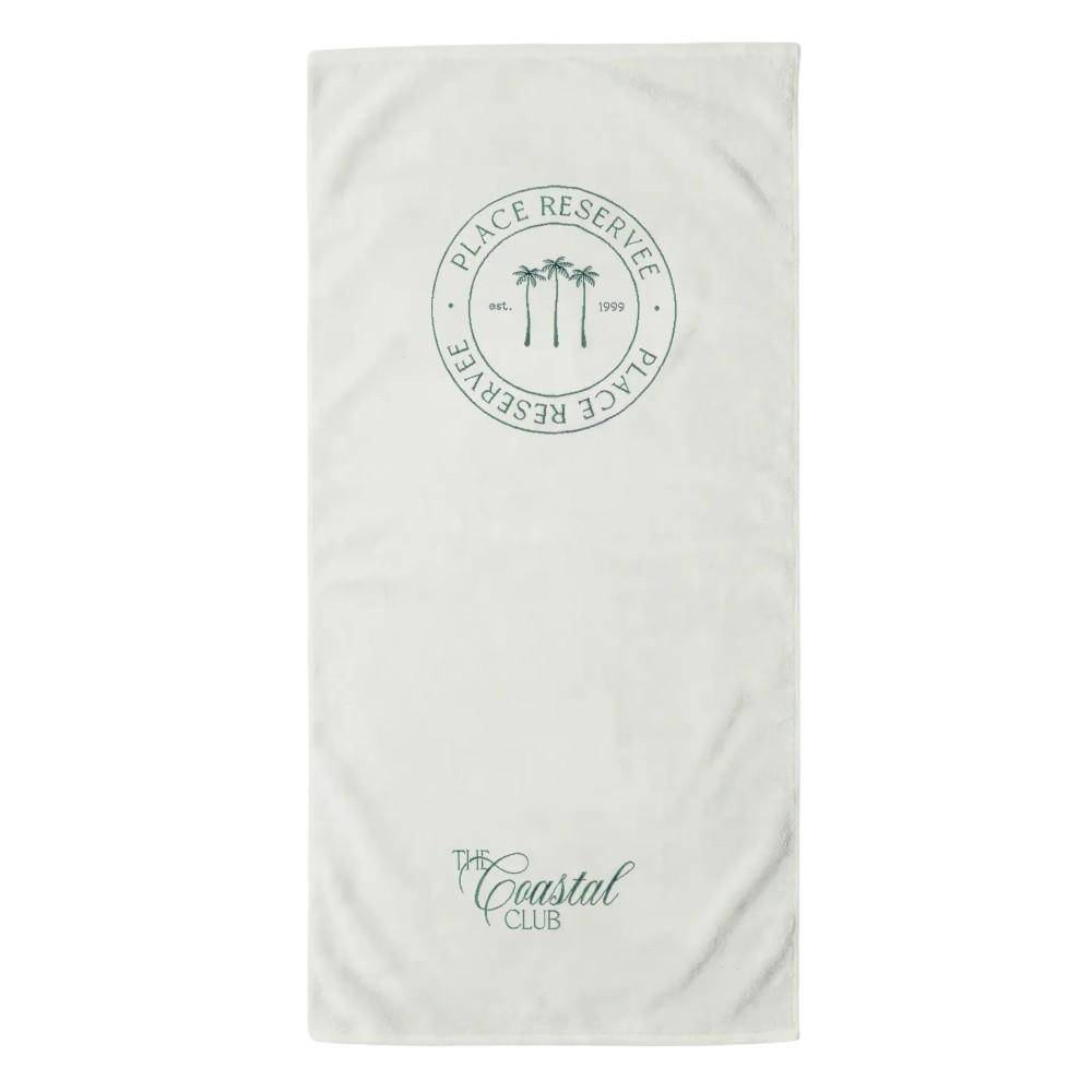 Strandtuch The Coastal Club Ecru/Eucalyptus