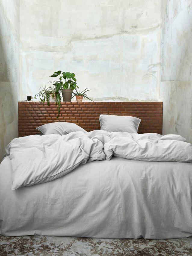 Essenza Renforcé Bettwäsche Guy Silver 135 x 200 cm + 80 x 80 cm
