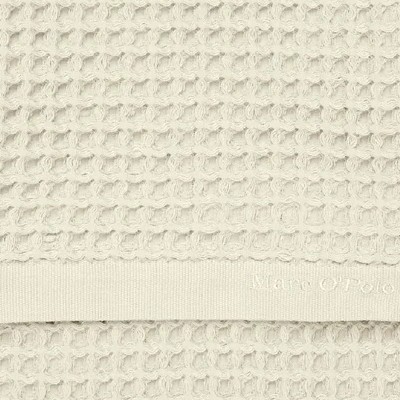 Marc O’Polo MOVA Frottiertuch Oatmeal – Detail der weichen Waffelstruktur