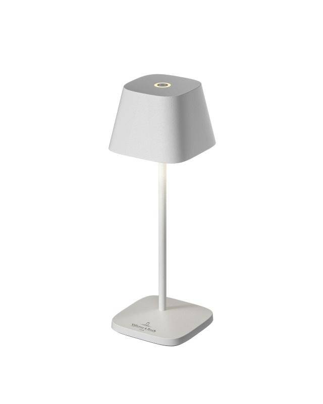 Villeroy & Boch Tischleuchte Neapel Micro LED mit Akku in Weiß