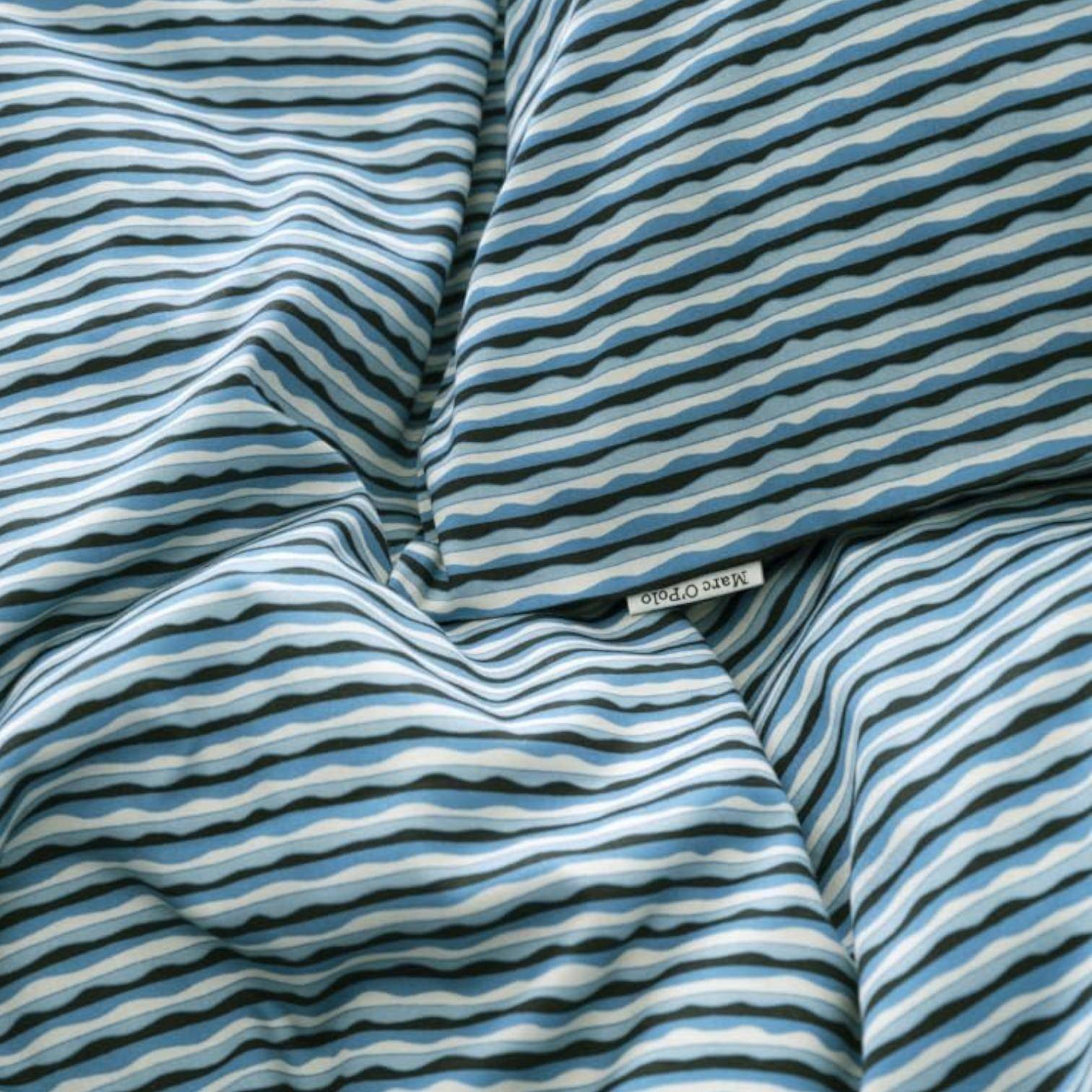 Marc O'Polo Bettwäsche Janne Stormy Blue 135 x 200 cm