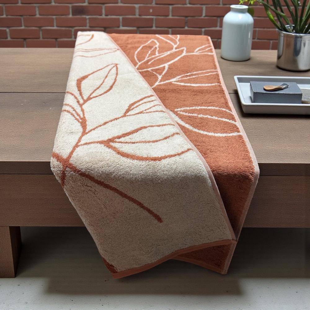 Cawö Frottiertuchserie Atelier 6239 Kupfer Duschtuch 70 x 140 cm