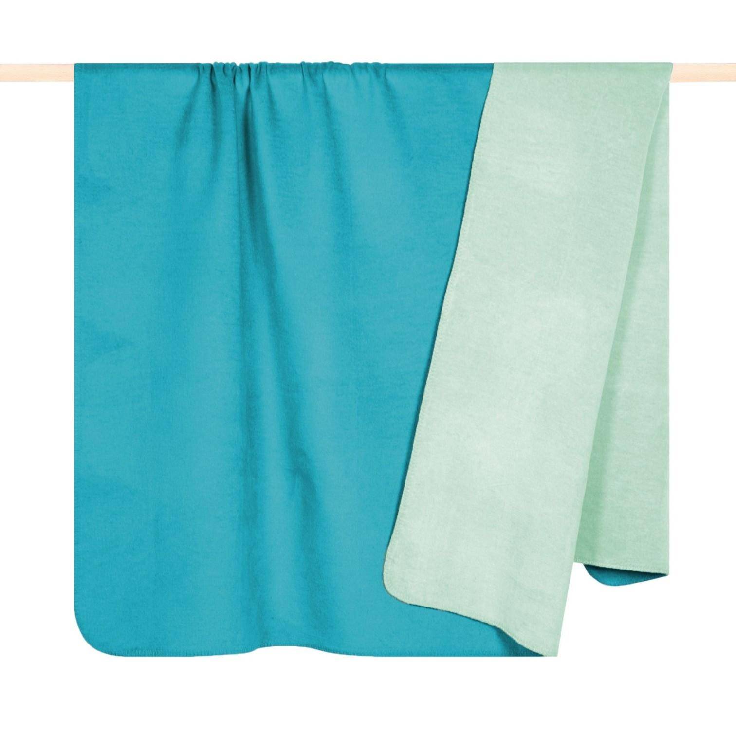 Pad Decke Hobart in Turquoise-Mint 150 x 200 cm