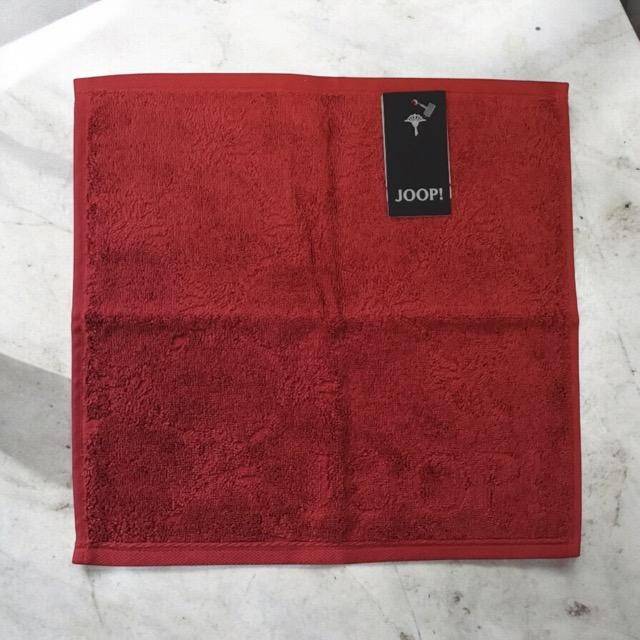JOOP! Frottiertuchserie Uni Cornflower 1670 Seiftuch Granat