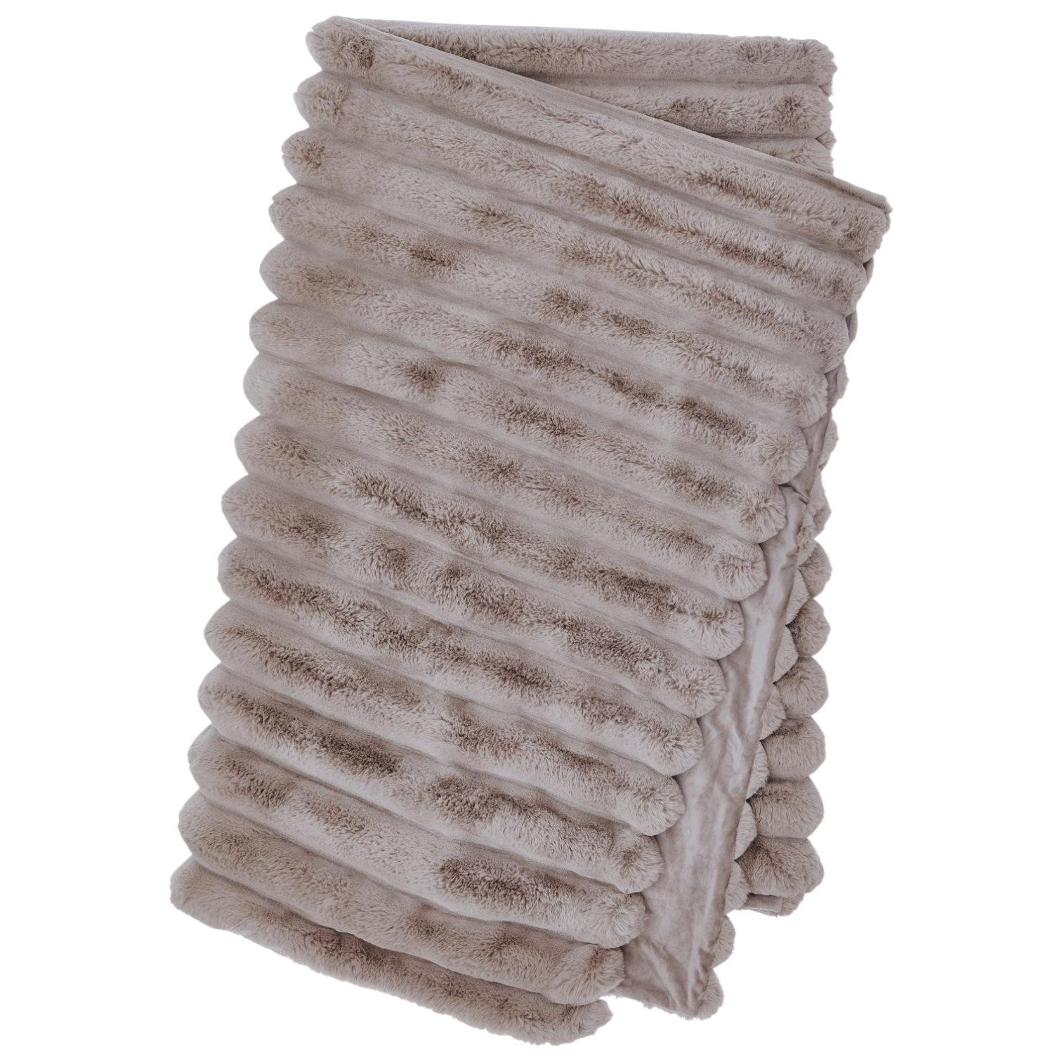 Skinnwille Plaid Liny Taupe 140 x 220 cm