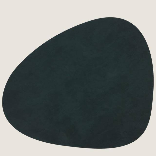 Lind DNA Tischset Curve L Dark Green Nupo in 37 x 44 cm
