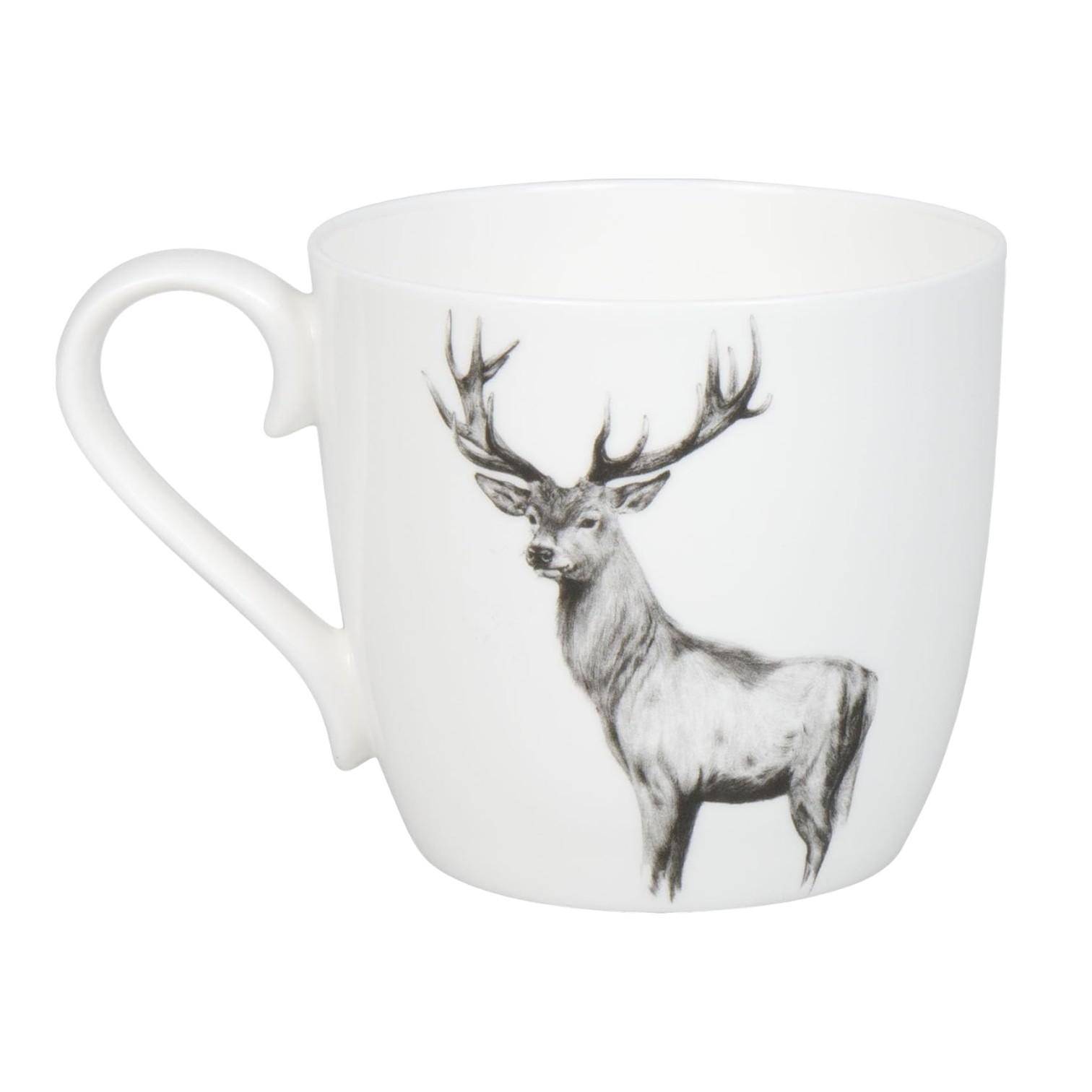 Könitz Amazing Animals Hirsch Becher aus Bone China 450 ml