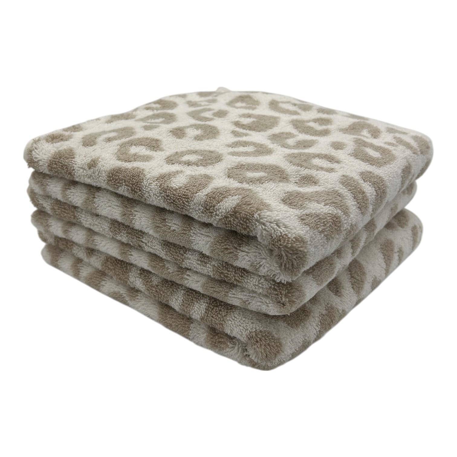 Cawö Frottiertuchserie Two-Tone Leo 540 Gästetuch in Natur 30 x 50 cm