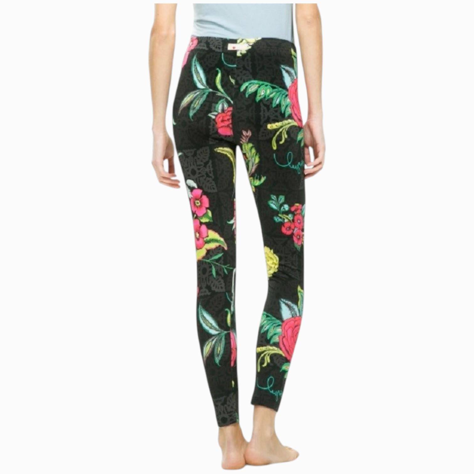 Desigual Legging B&W Luxury Stripes M
