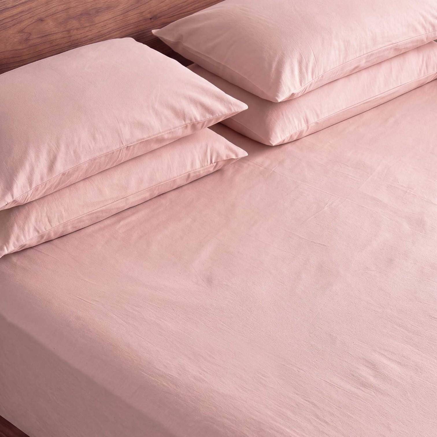 ESSENZA Fine Organic Jersey Spannbetttuch Blush Pink 140-160 x 200-220 cm