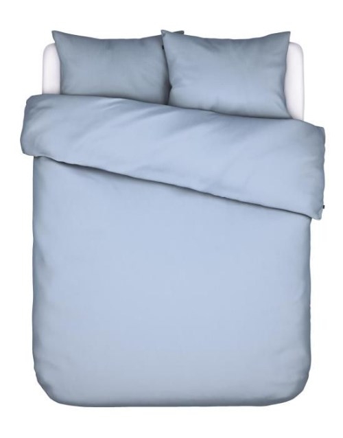 ESSENZA Baumwollsatin Bettwäsche Minte Iceblue 155 x 220 cm + 80 x 80 cm