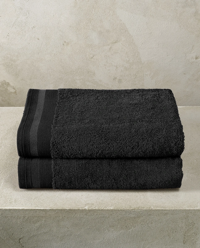 De Witte Lietaer Frottierserie Excellence Black Duschtuch 70 x 140 cm