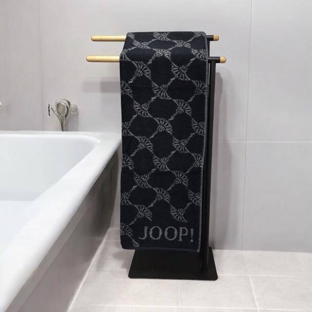 JOOP! Frottiertuchserie Classic Cornflower Handtuch in Schwarz
