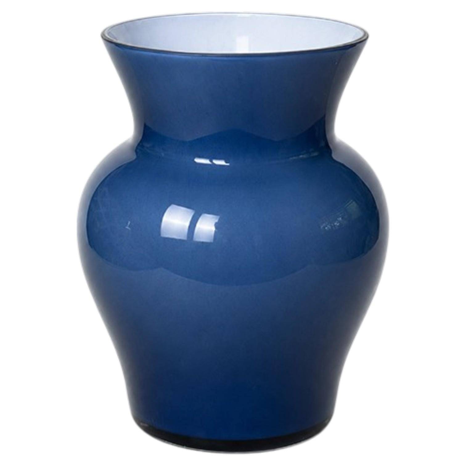 Paul Nagel FLOWERS Vase Viola klein, Jeansblau