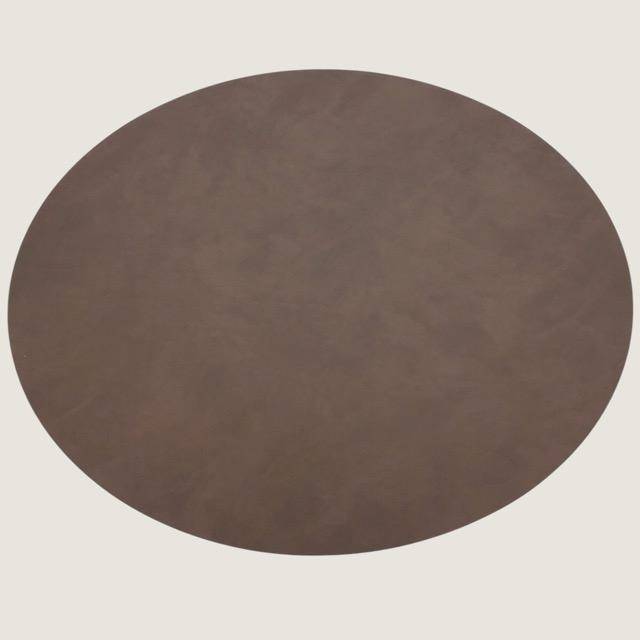 Lind DNA Tischset Oval L Brown Nupo in 35 x 46 cm