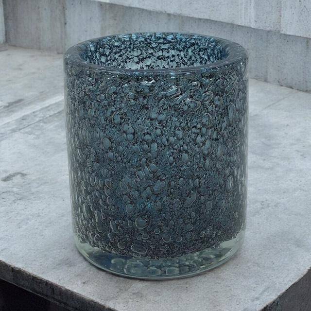 DutZ Vase - Cylinder Galaxy Blue Bubbles 10 cm