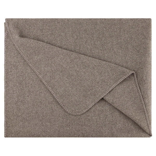 Steiner Heimdecke Sophia Farbe Taupe in 145 x 190 cm