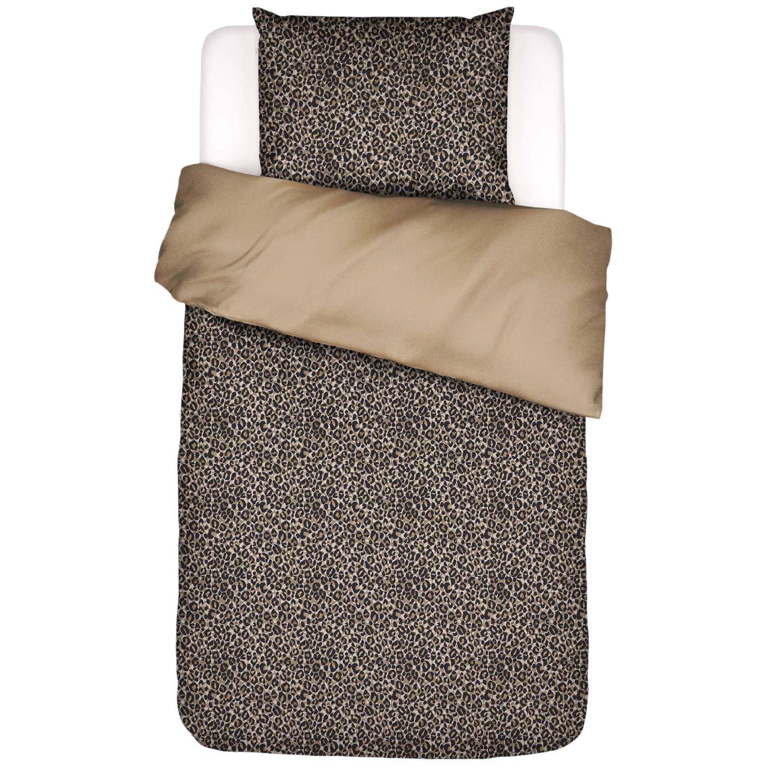 ESSENZA Baumwollsatin Bettwäsche Delia Golden Sand 135 x 200 cm + 80 x 80 cm