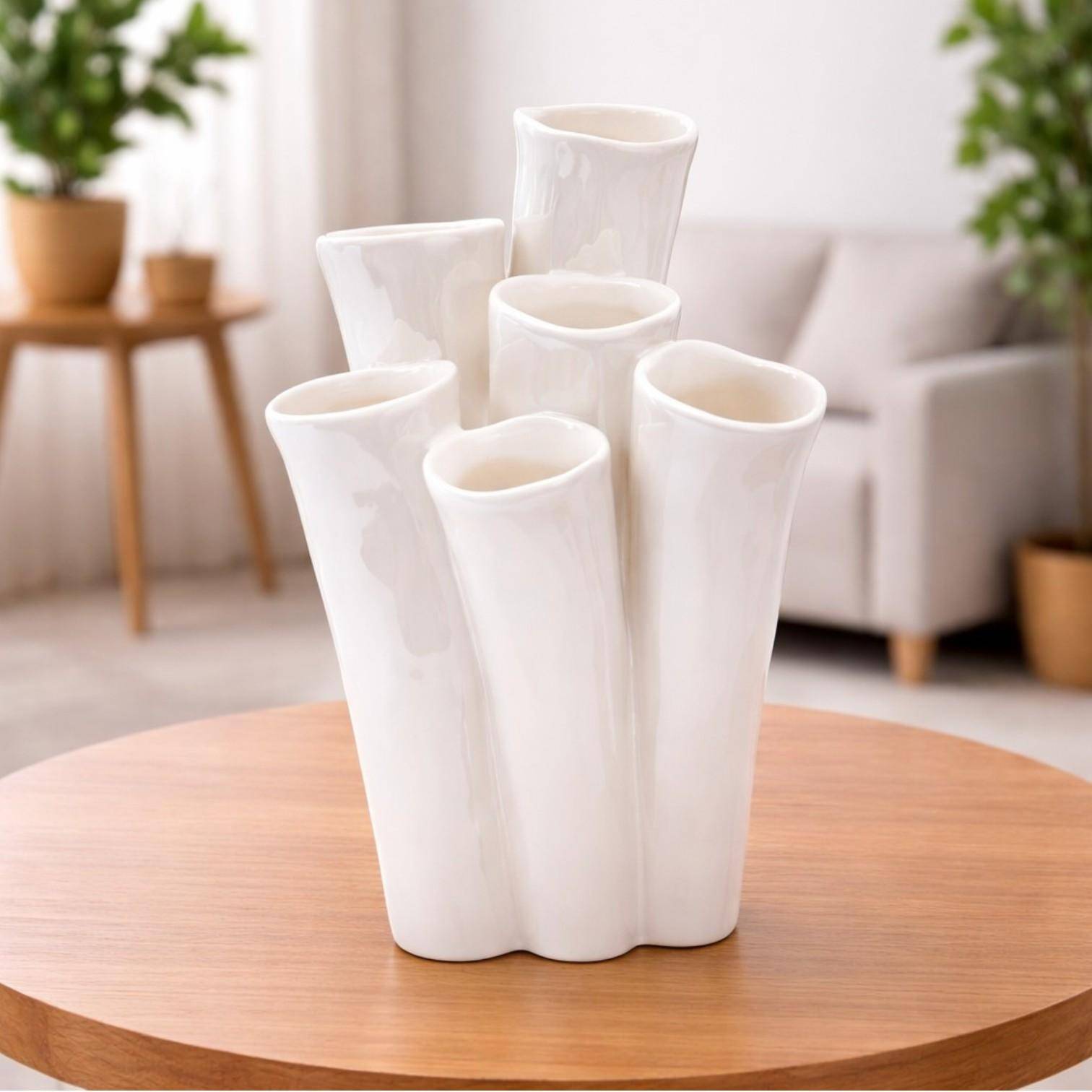 Luimes & Luimes – Vase Juul in weiß