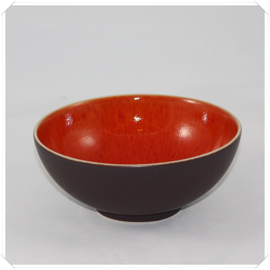 Jars Keramik Tourron Fb.Orange Bol 12 cm