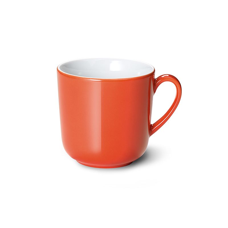 Dibbern Solid Color Becher mit Henkel 0,32 l koralle