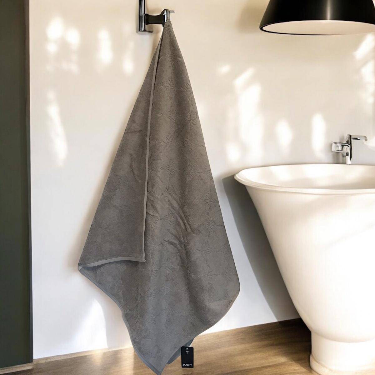 Joop! Frottiertuchserie Uni Cornflower 1670 Duschtuch Graphit