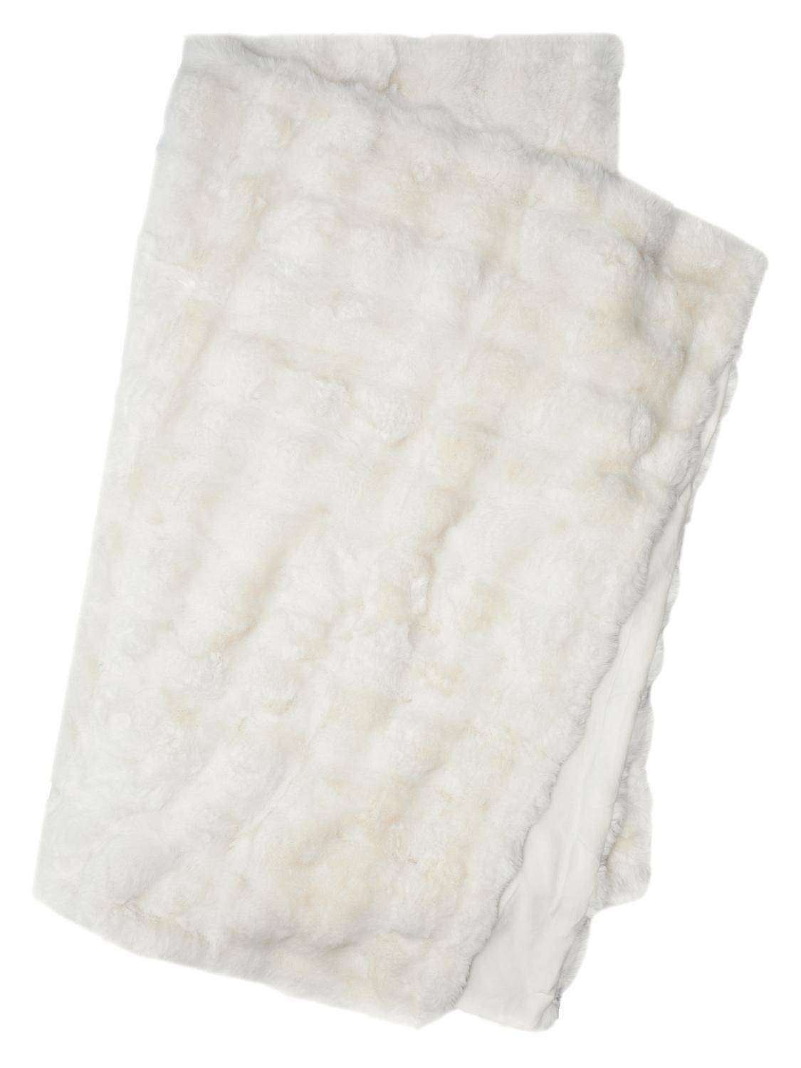 Skinnwille Plaid Misty Ivory 140 x 220 cm