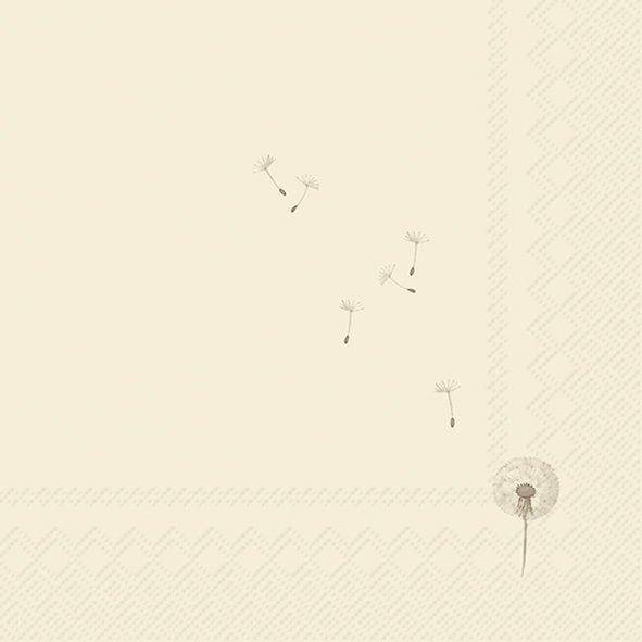 ihr Lunch Servietten Tiny Dandelion Cream 33 x 33 cm