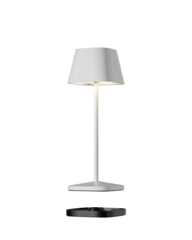 Villeroy & Boch Tischleuchte Neapel Micro LED mit Akku in Weiß