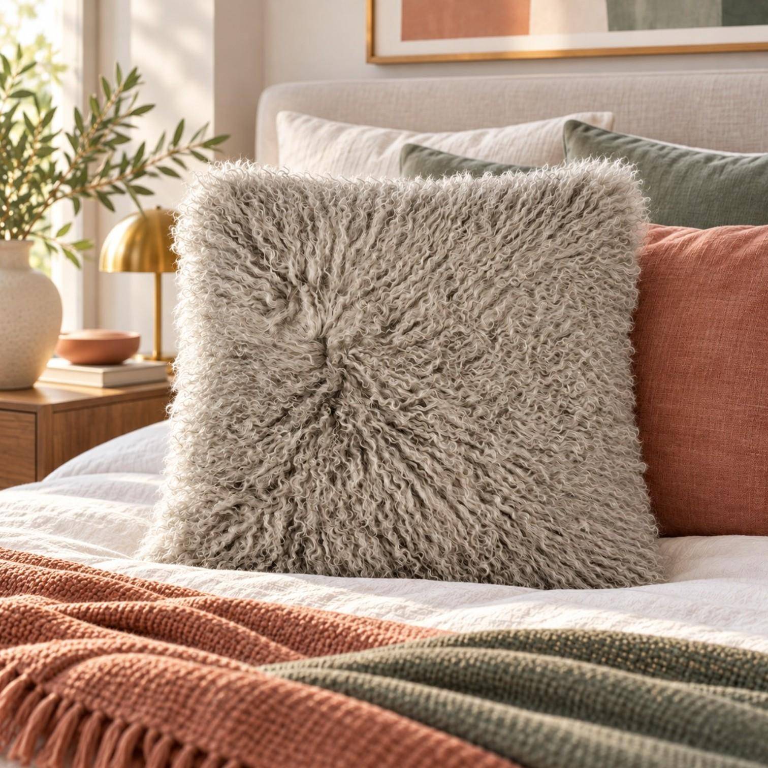 Pad Kissenhülle Glory Light Grey 40 x 40 cm