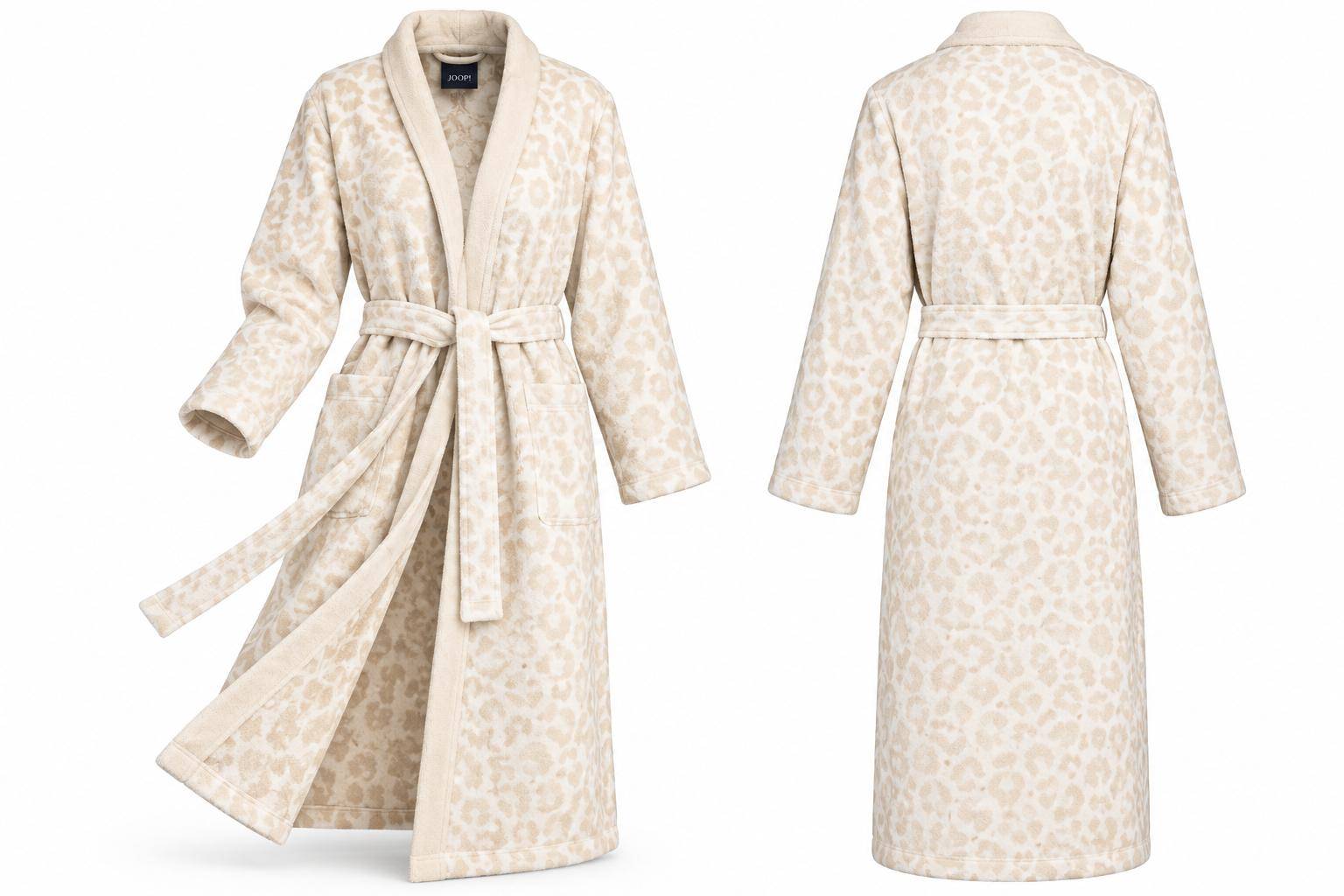 JOOP! Damen Bademantel Kimono Leo in Creme Größe 36/38