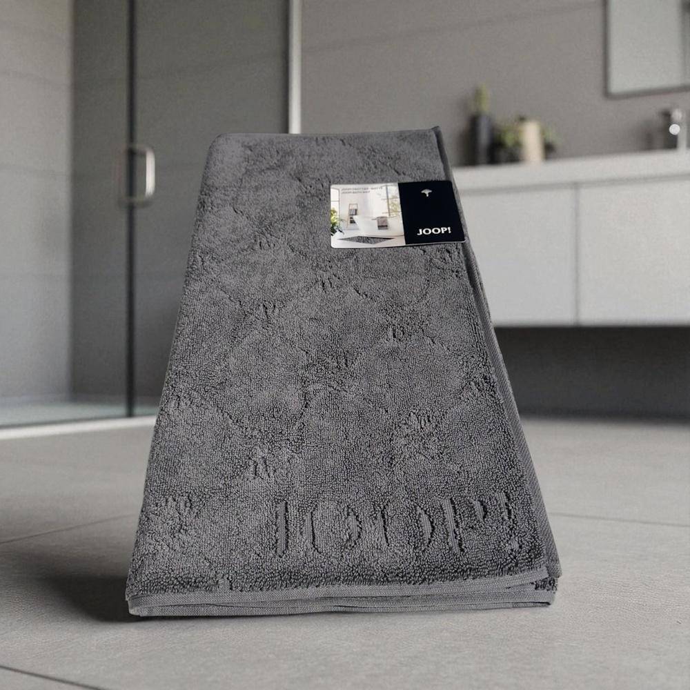 JOOP! Frottiertuchserie Uni Cornflower 1670 Badematte/Duschvorlage Anthrazit