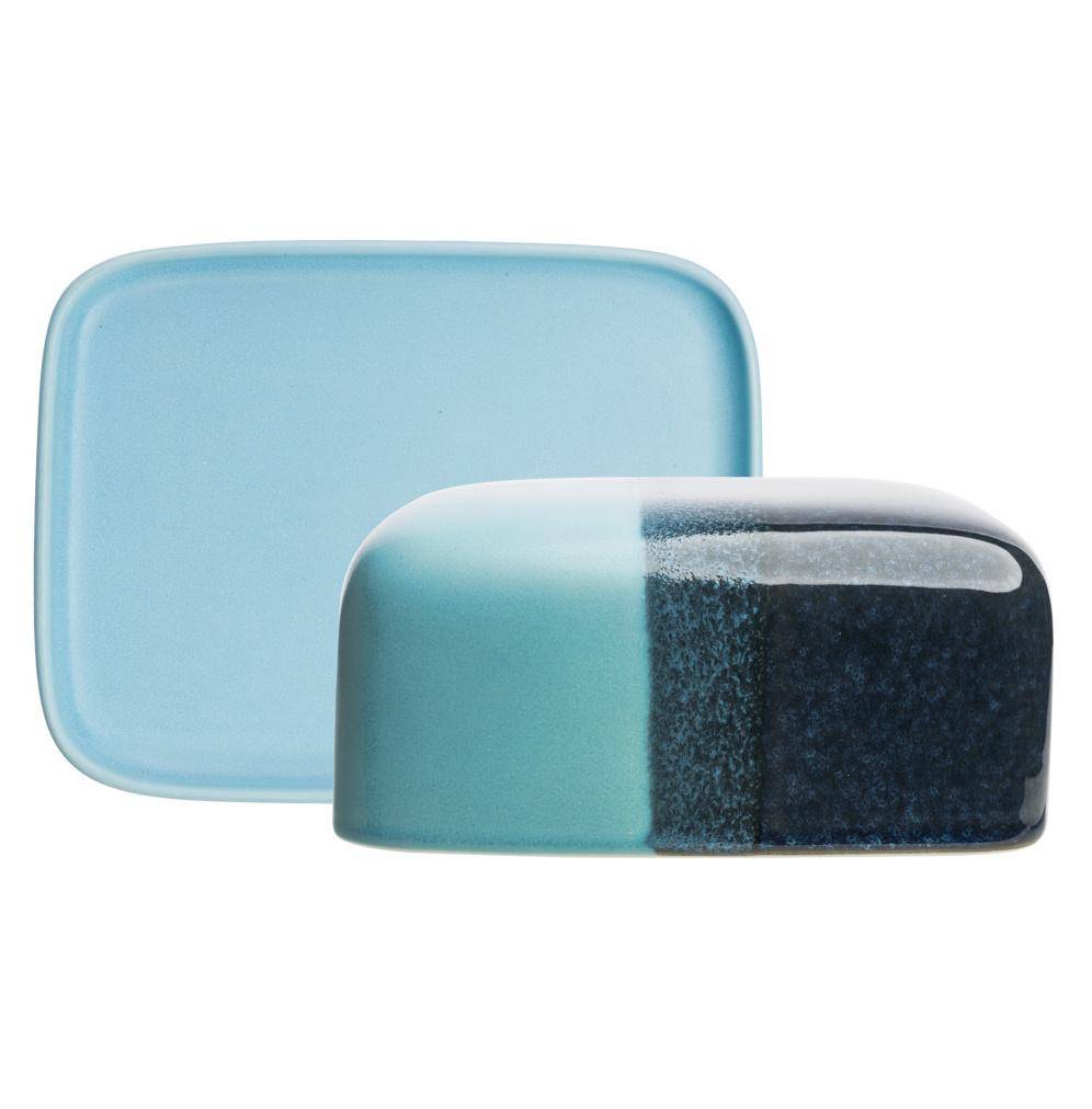 Tranquillo Butterdose Industrial Blau/Hellblau