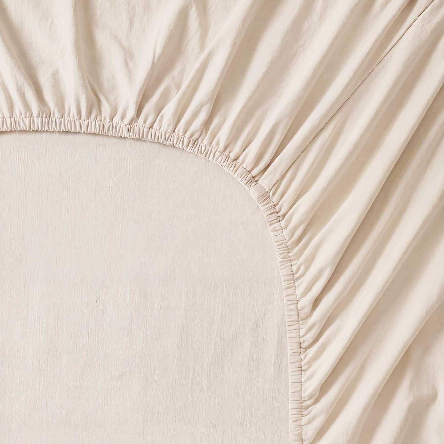 ESSENZA Fine Organic Jersey Spannbetttuch Vanilla 140-160 x 200-220 cm