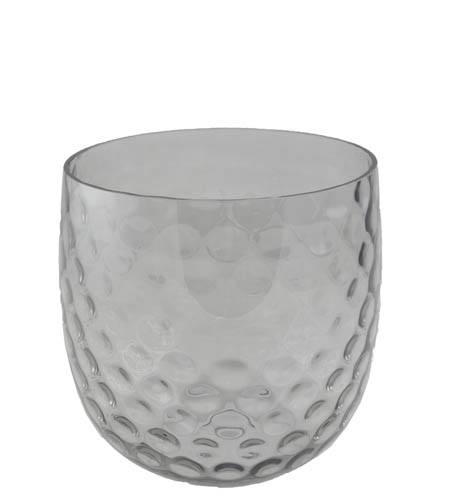 Kaheku Windlicht Catania Lüster-Rauch 26,5 cm hoch