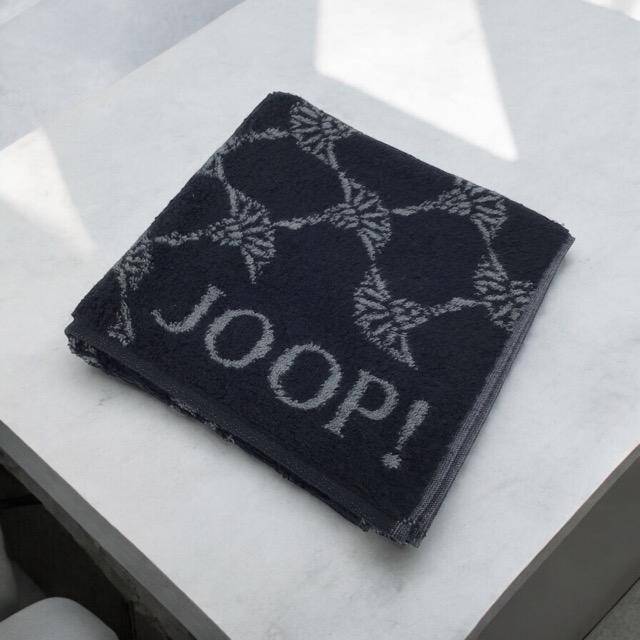JOOP! Frottiertuchserie Classic Cornflower 1611 Handtuch Schwarz 