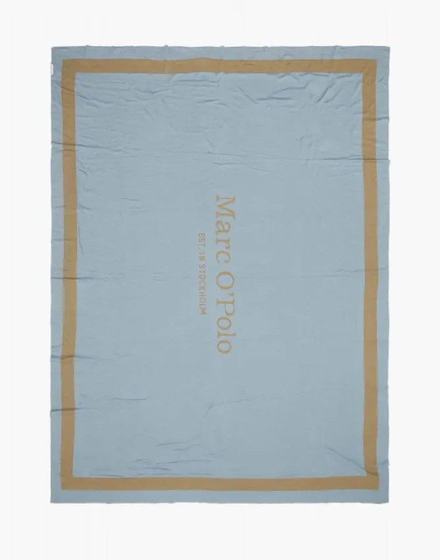 Marc O'Polo Plaid Statement in Aquamarine 150 x 200 cm