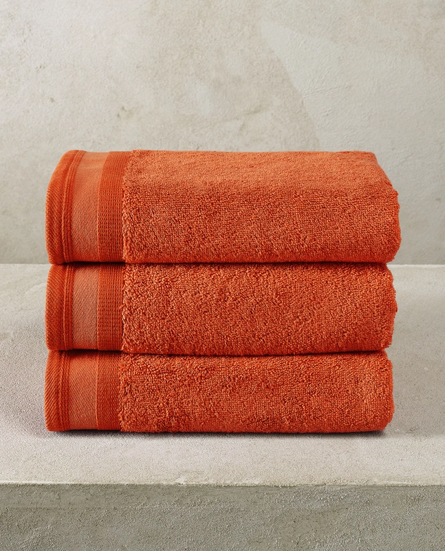 De Witte Lietaer Frottierserie Excellence Burnt Orange Handtuch 50 x 100 cm