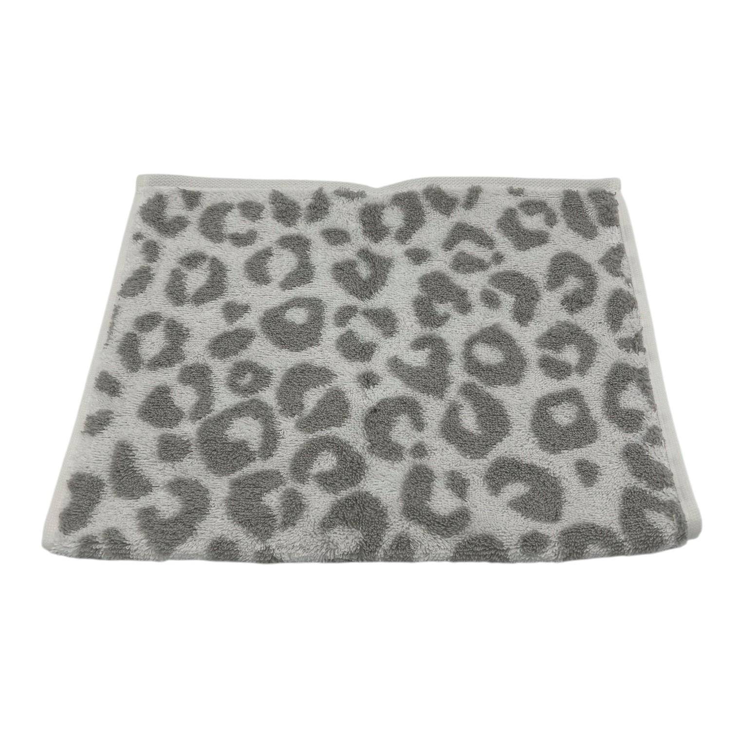 Cawö Frottiertuchserie Two-Tone Leo 540 Gästetuch in Platin 30 x 50 cm