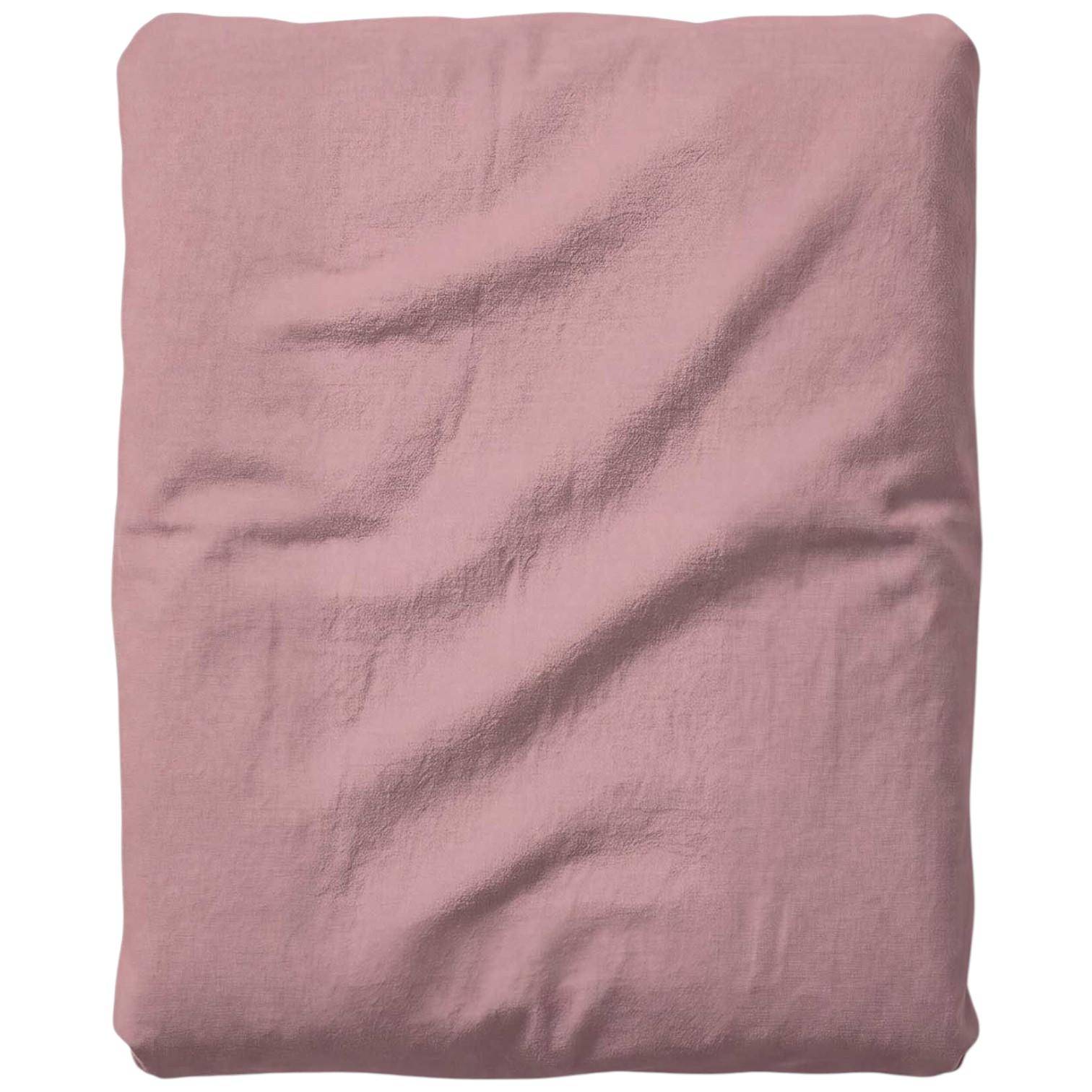 ESSENZA Fine Organic Jersey Spannbetttuch Woodrose 90-100 x 200-220 cm