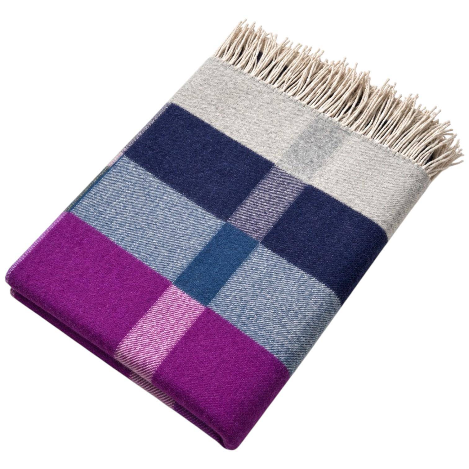 Annett Moschner Plaid Ibiza Beere 130 x 195 cm