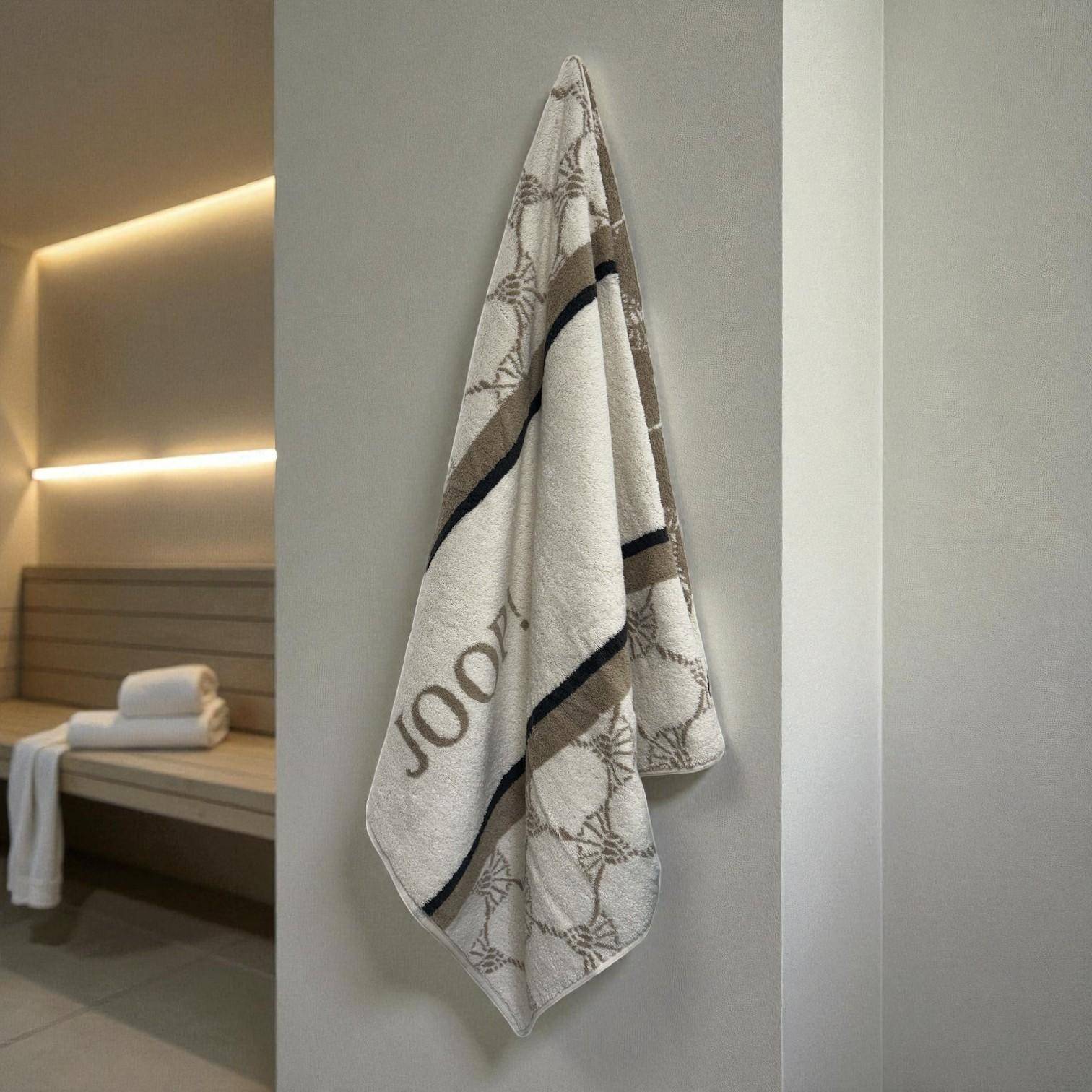 Joop! Frottiertuchserie Cornflower Sauna 1718 Saunatuch Creme