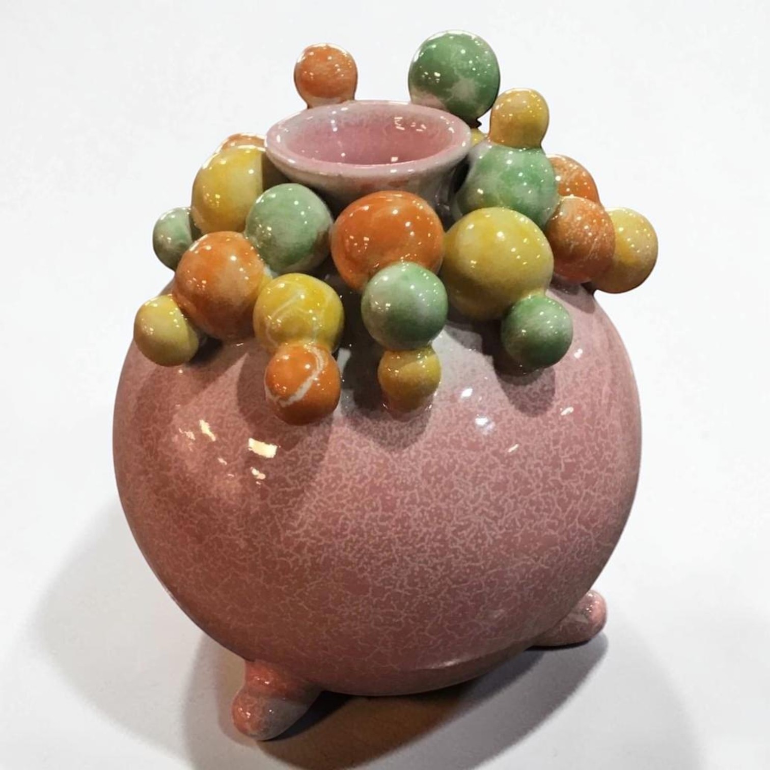 Villa Pottery Vase Piccadilly Rose