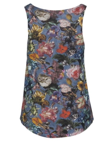 ESSENZA Shelby Famke Top Ärmellos Moonlight Blue in XS