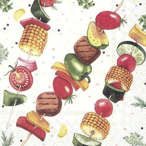 ihr Lunch Servietten BBQ Dinner 33 x 33 cm