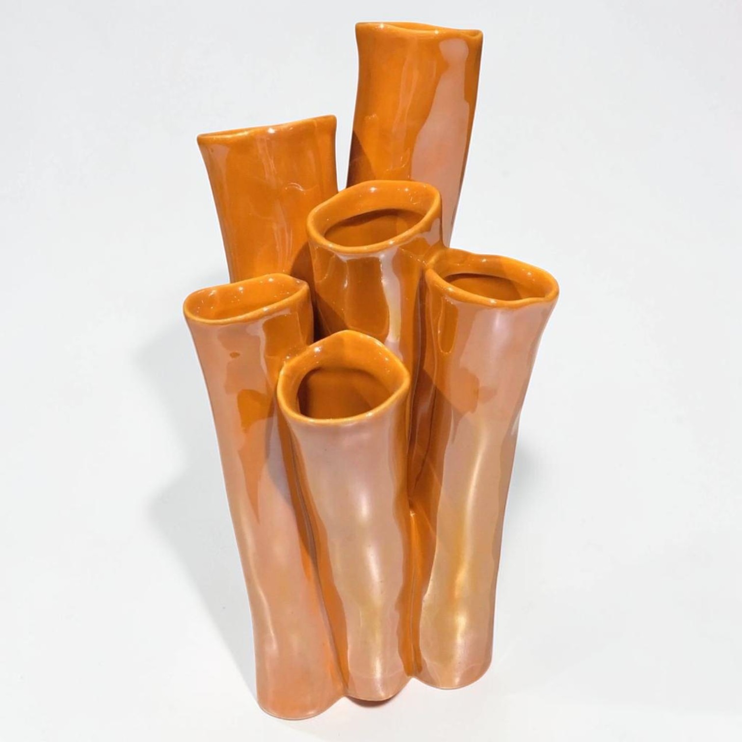 Villa Pottery Vase New Juul Orange 25 cm